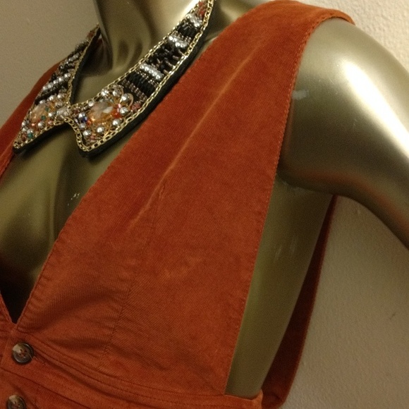 Free people skirt corduroy jumpsuit - Picture 9 of 17